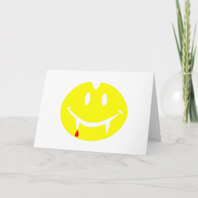 Carte vampire emoji dracula (Devant)