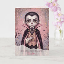 Vampire rose Halloween Mignon Gothic Pinkoween