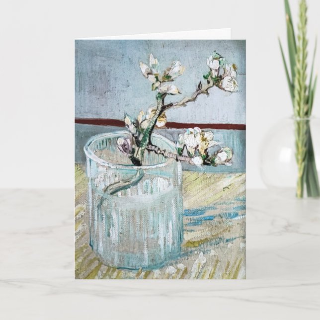 Carte Van Gogh Almond Blossom Anniversaire (Devant)