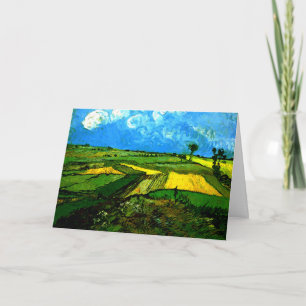 Carte Van Gogh - Champs de blé à Auvers,