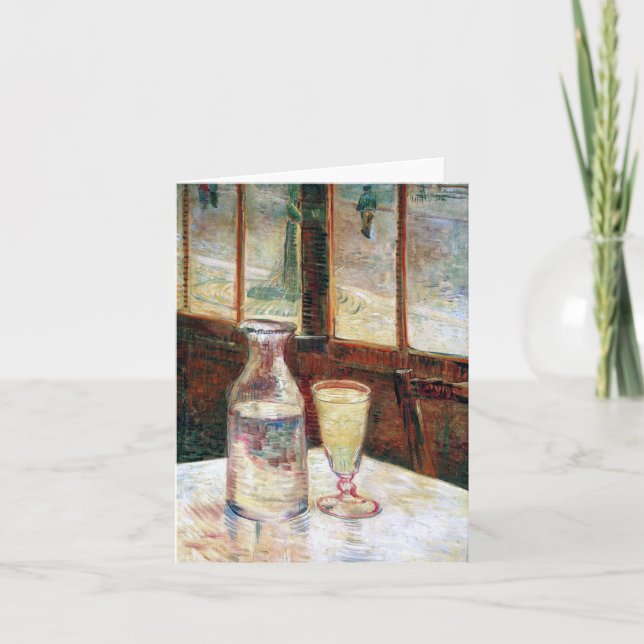 Carte Van Gogh Encore Vie Absinthe Art (Devant)