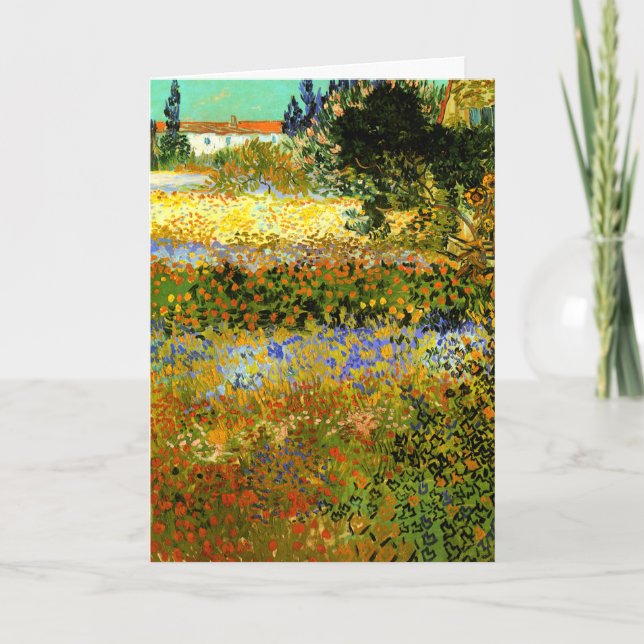 Carte Van Gogh - Flower Garden (Devant)