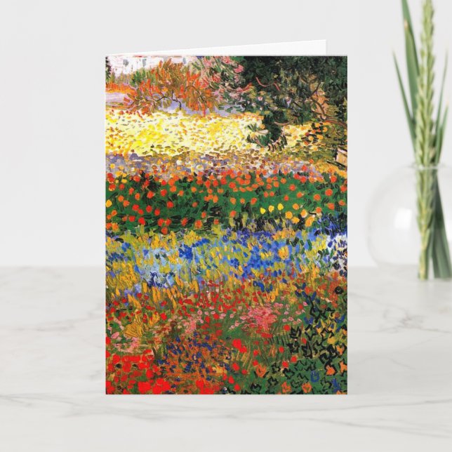 Carte Van Gogh - Jardin à Arles (Devant)