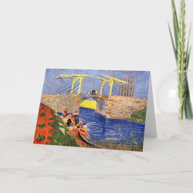 Carte Van Gogh : Le pont Langlois à Arles (Devant)
