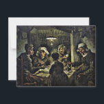 Carte Van Gogh - Les mangeurs de pommes de terre<br><div class="desc">Le célèbre tableau de Vincent Van Gogh,  Les mangeurs de pommes de terre.</div>
