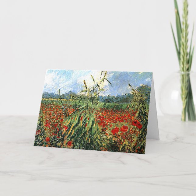 Carte Van Gogh - Oreilles vertes du blé (Devant)