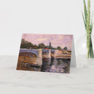 Carte Van Gogh Seine River avec Pont del Grande Jette