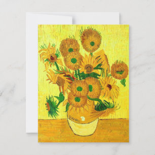 Carte Van Gogh Sunflowers