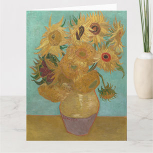 Carte Van Gogh - Sunflowers, 3ème version, répétition