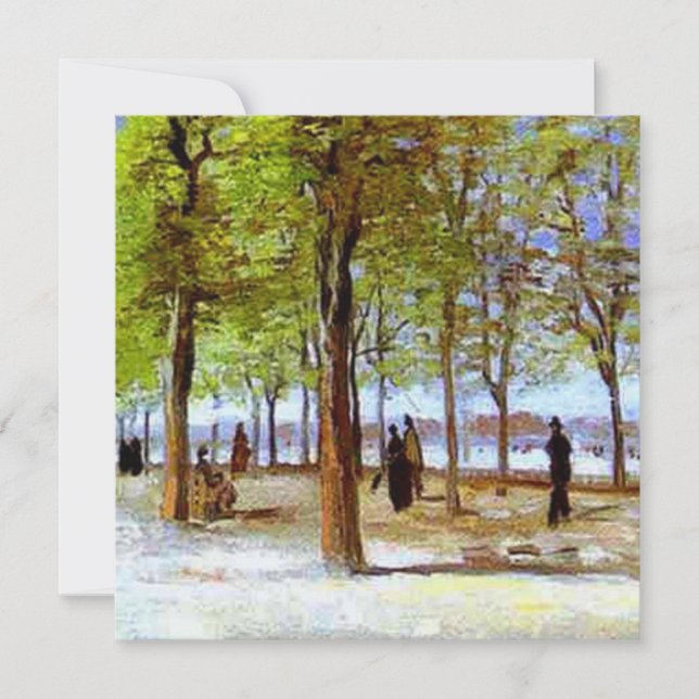 Carte Van Gogh : Terrasse dans le jardin du Luxembourg (Devant)