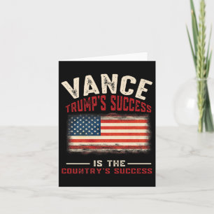 Carte Vance - Le Président Trump Le Succès Est Le Pays