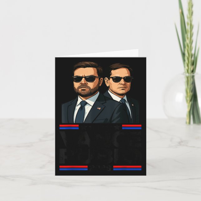 Carte Vance Rubio 2028 J D Vance Marco Rubio Président 2 (Devant)