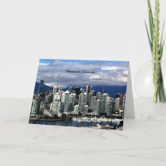 Carte Vancouver (Colombie-Britannique), Paysage urbain d (Devant)