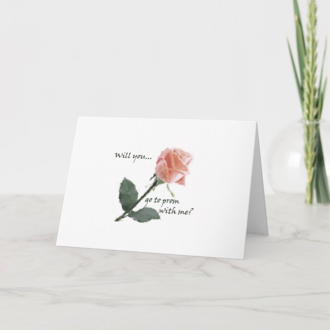 Carte Vas-tu aller au bal de promo avec moi ? (Devant)
