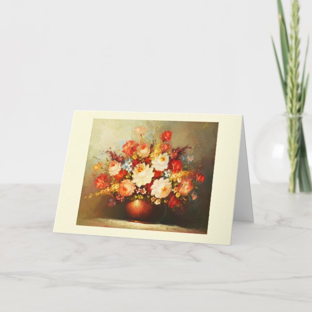 Carte Vase de fleurs (Devant)