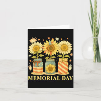 Carte Vases de tournesols de la fête de l'Indépendance d