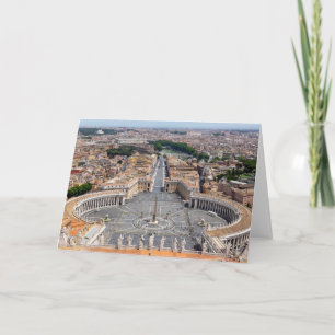 Carte Vatican, Italie : Vue aérienne Carré de Saint-Pier