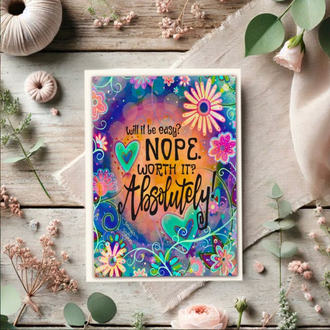 Carte Vaut Absolument La Peine (Créateur téléchargé)