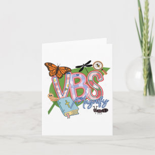 Carte Vbs 2025 Insectes Les Plus Petites Magnifiées Chri