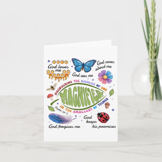 Carte Vbs 2025 Insects Les Plus Petits Magnifiés Aventur (Devant)