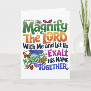 Carte Vbs 2025 Magnifié Magnifiez Le Seigneur Bible Chré