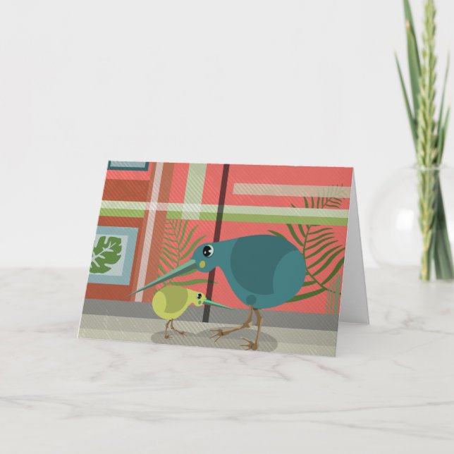 Carte Vector Kiwi Bird (Devant)