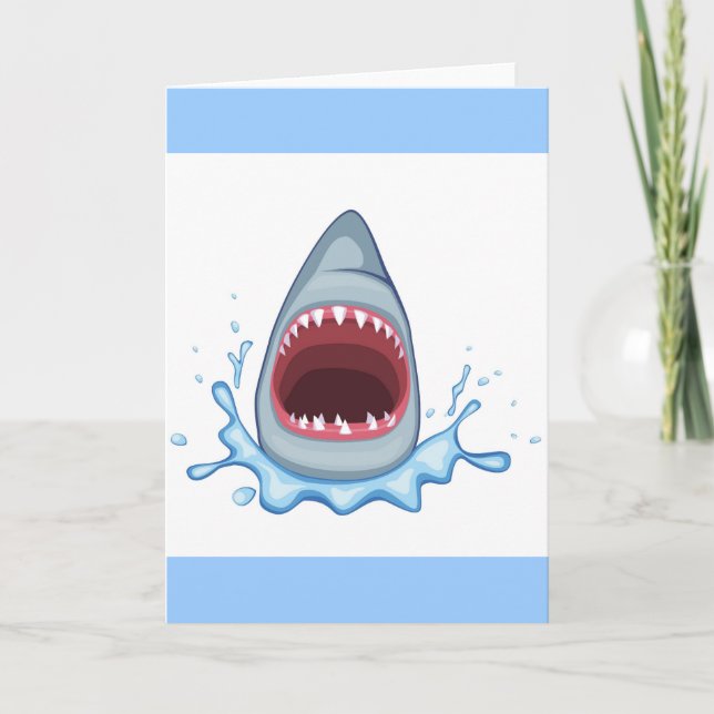 Carte vectorstock_383155 Dents de requin caricaturés aff (Devant)