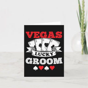 Carte Vegas Bachelor Party Marié dans Vegas Groom Squad