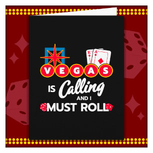 Carte Vegas Calling Party à Las Vegas Voyage à Las Vegas