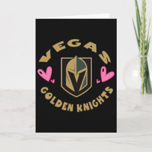 Carte Vegas Golden Knights cœurs de la Saint-Valentin of