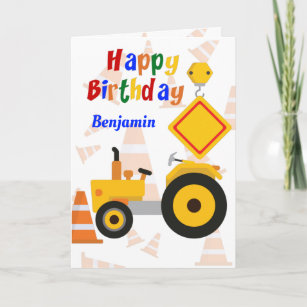 Cartes Tracteur D Anniversaire Zazzle Fr
