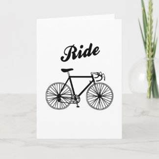 Carte Vélo Course Vélo Ride Cyclisme