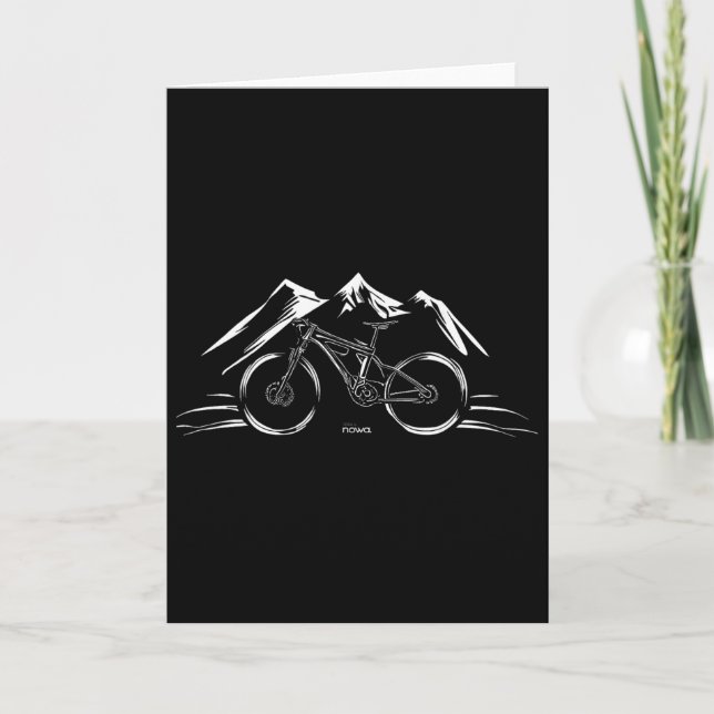 Carte Vélo de course Cyclisme Motivation Vélo tout terra (Devant)