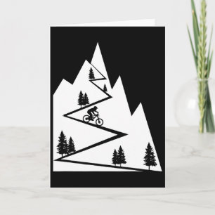 Carte Vélo de Montagne - Vélo Tout Terrain Cyclisme Cycl
