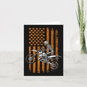 Carte Vélo Skeleton Halloween Hommes garçons Dirt Vélo F