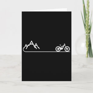 Carte Vélo tout terrain Vtt vélo de descente cycliste