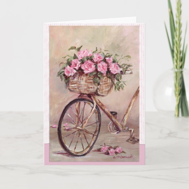 Carte Vélo vintage Rosy (Devant)