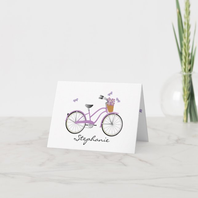 Carte Vélo violet (Devant)