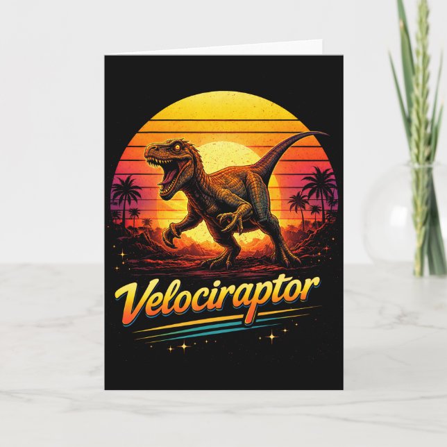 Carte Vélociraptor (Devant)