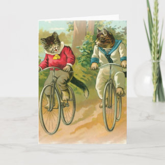 Carte Vélos d'équitation chats