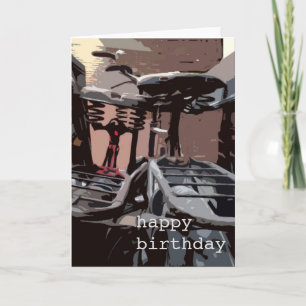 Carte Vélos vintages néerlandais Anniversaire