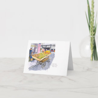 Carte Vendeur de fruits en Vielle Havane, Cuba