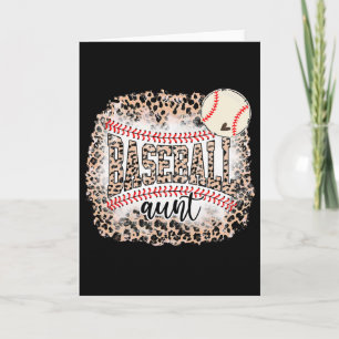 Carte Vendez Tante Léopard Doux Tante Drôle Fête des Mèr