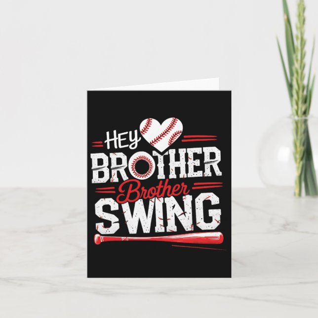 Carte Vendre drôle Hey Frère Frère Swing (Devant)