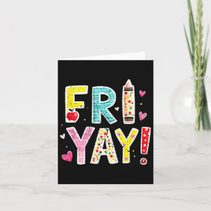 Carte Vendredi Joyeux Vendredi Drôle Professeur Weekend