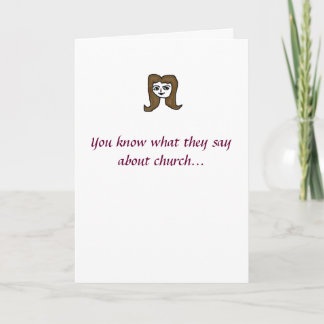 Carte Venez À L'Église !