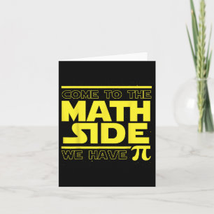Carte Venez Au Côté Math Nous Avons Pi Funny Pi Day
