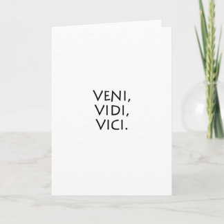 Carte Veni vidi vici