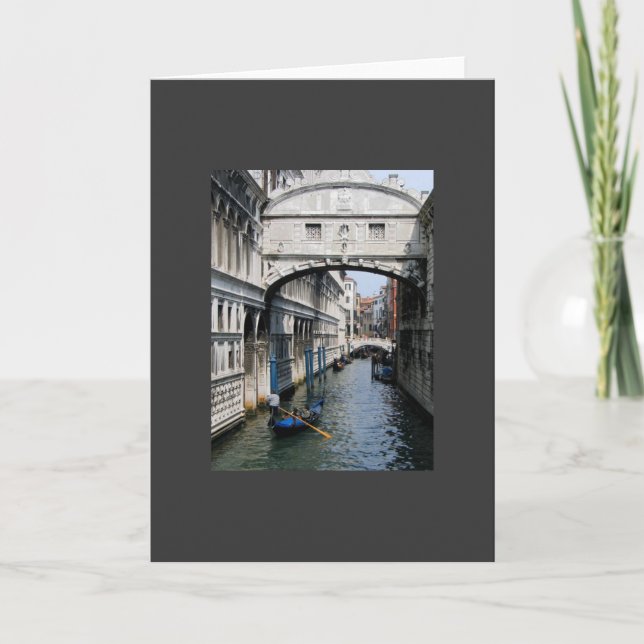 Carte Venise - Pont des Soupirs (Devant)