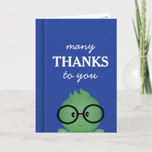 Carte Ver de livre Merci